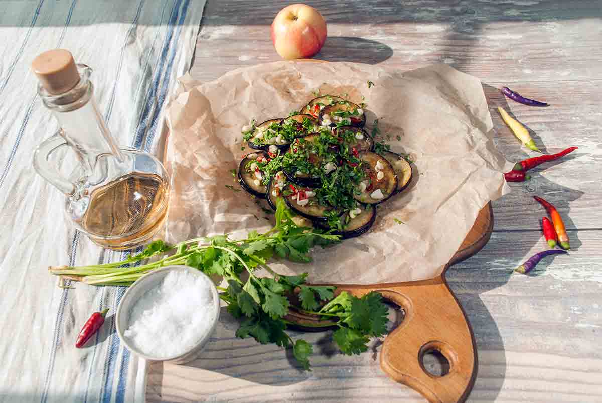 Закуска из баклажана